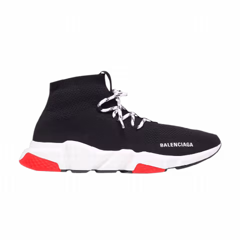 Balenciaga Speed Lace Up Trainer 'Black Red'