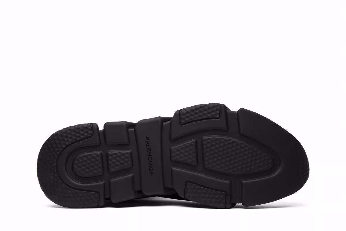 Balenciaga Speed Trainer Mid Triple Black, view 5