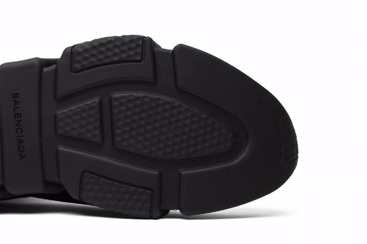 Balenciaga Speed Trainer Mid Triple Black, view 6