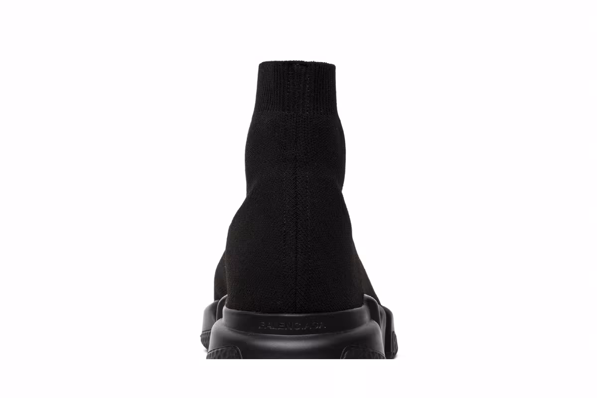 Balenciaga Speed Trainer Mid Triple Black, view 8