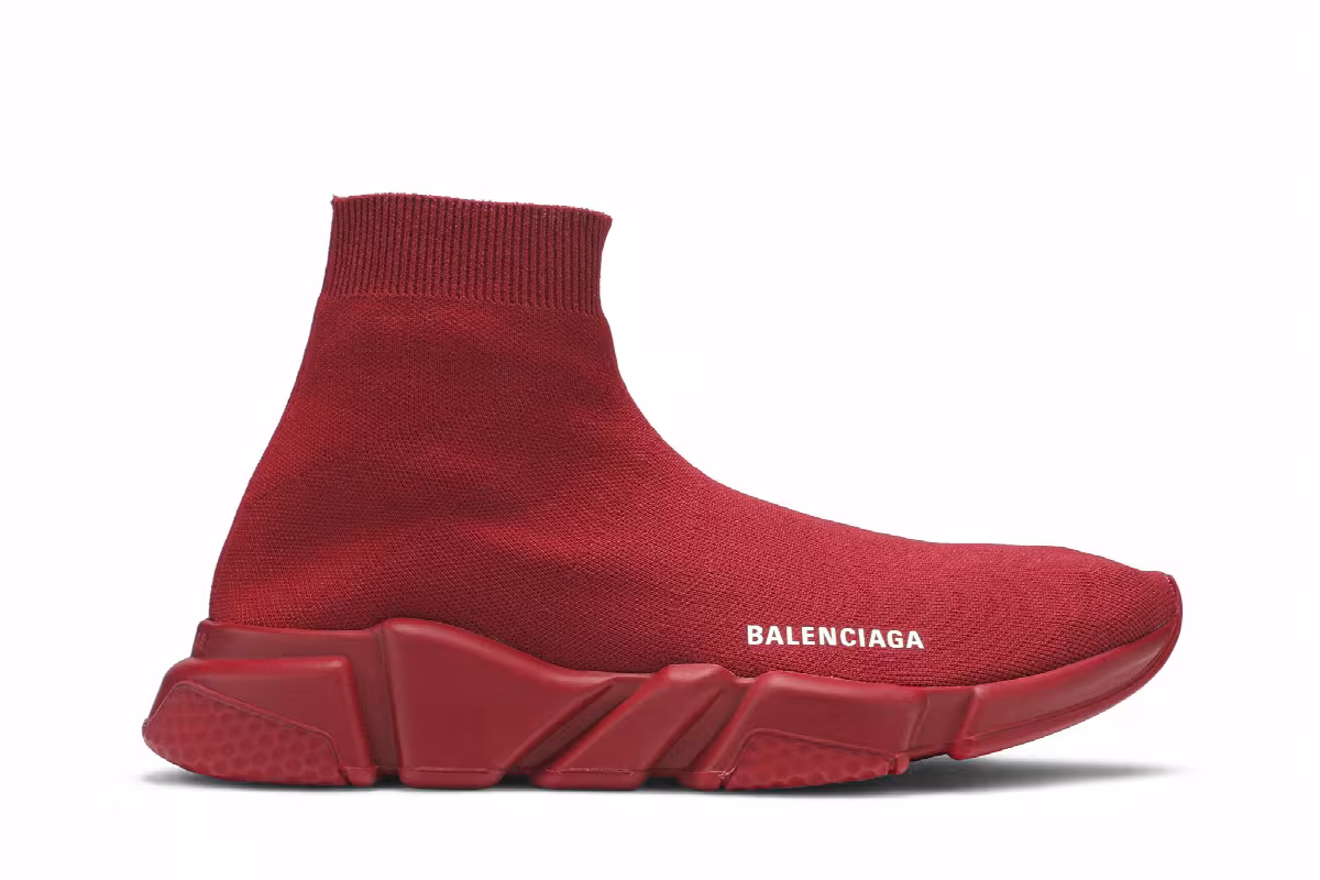 Balenciaga Speed Trainer Red 2019, view 2