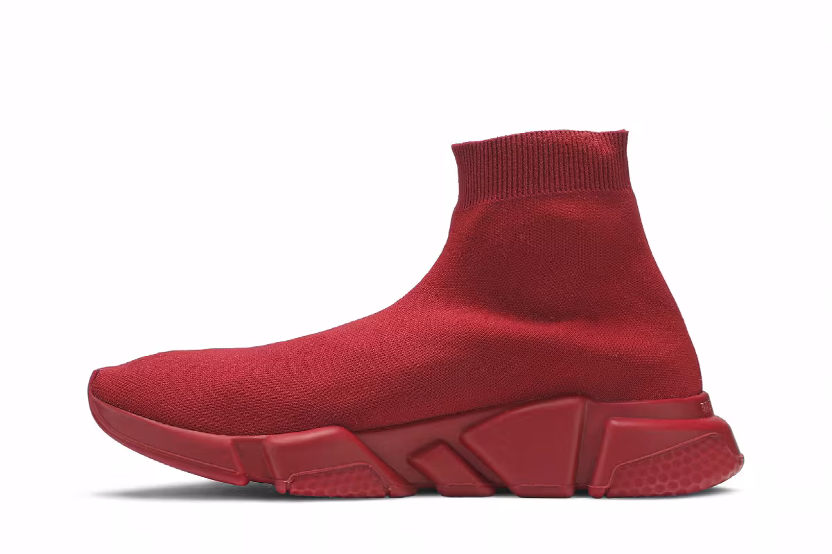 Balenciaga Speed Trainer Red 2019, view 4