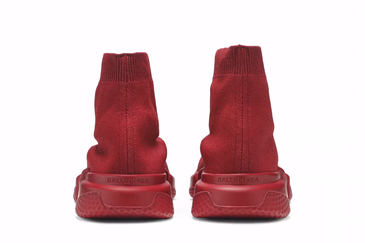 Balenciaga Speed Trainer Red 2019, view 7