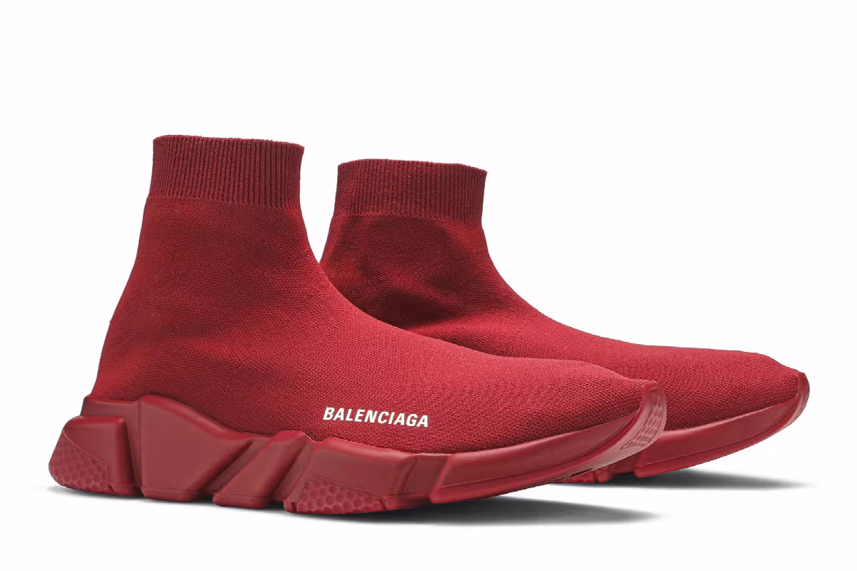 Balenciaga Speed Trainer Red 2019, view 9
