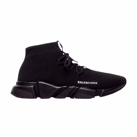 Balenciaga Speed Lace Up Trainer 'Knitted Black'