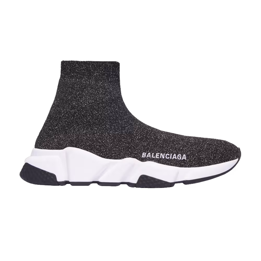 Balenciaga Women's Speed Trainer High Black Gold 2019