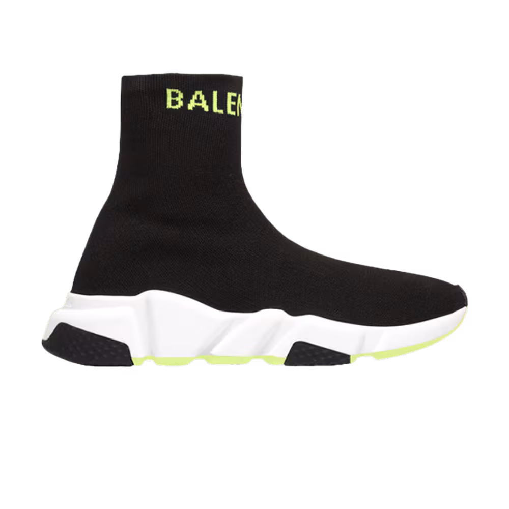Balenciaga Women's Speed Trainer Black Neon