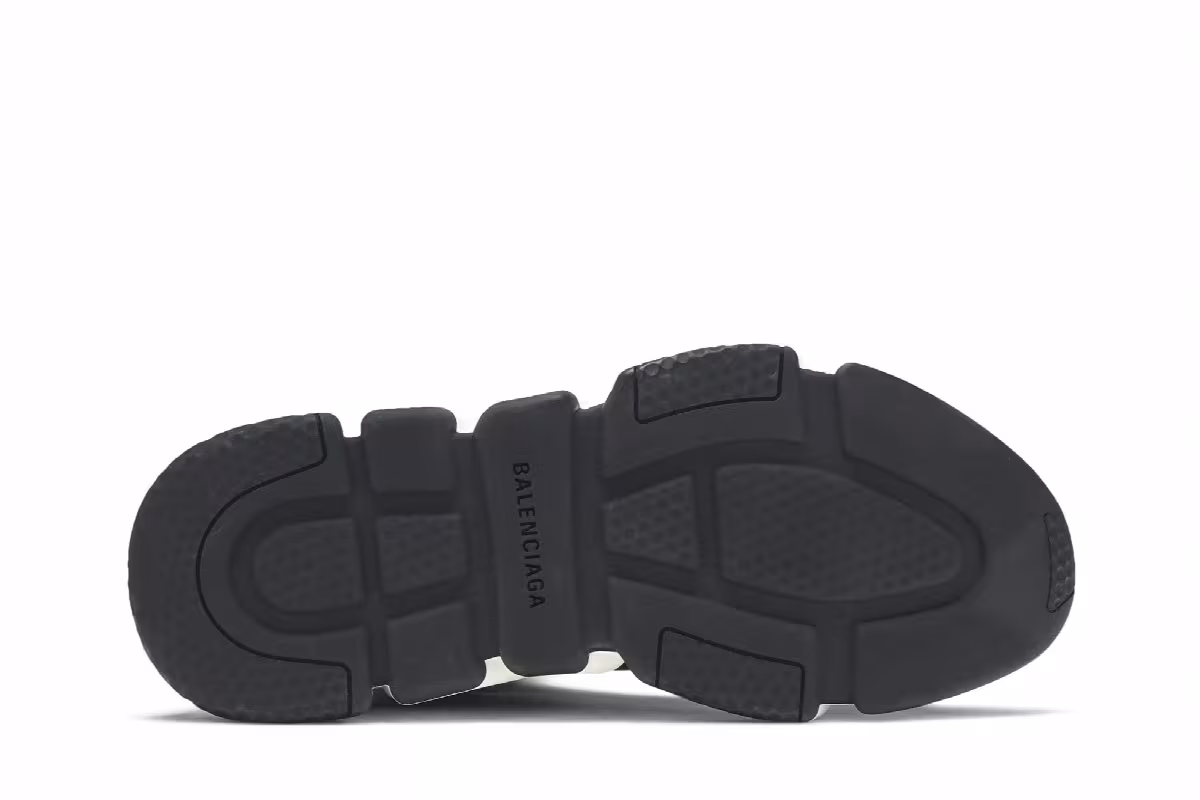 Balenciaga Women's Speed Trainer Black White 2019, view 5