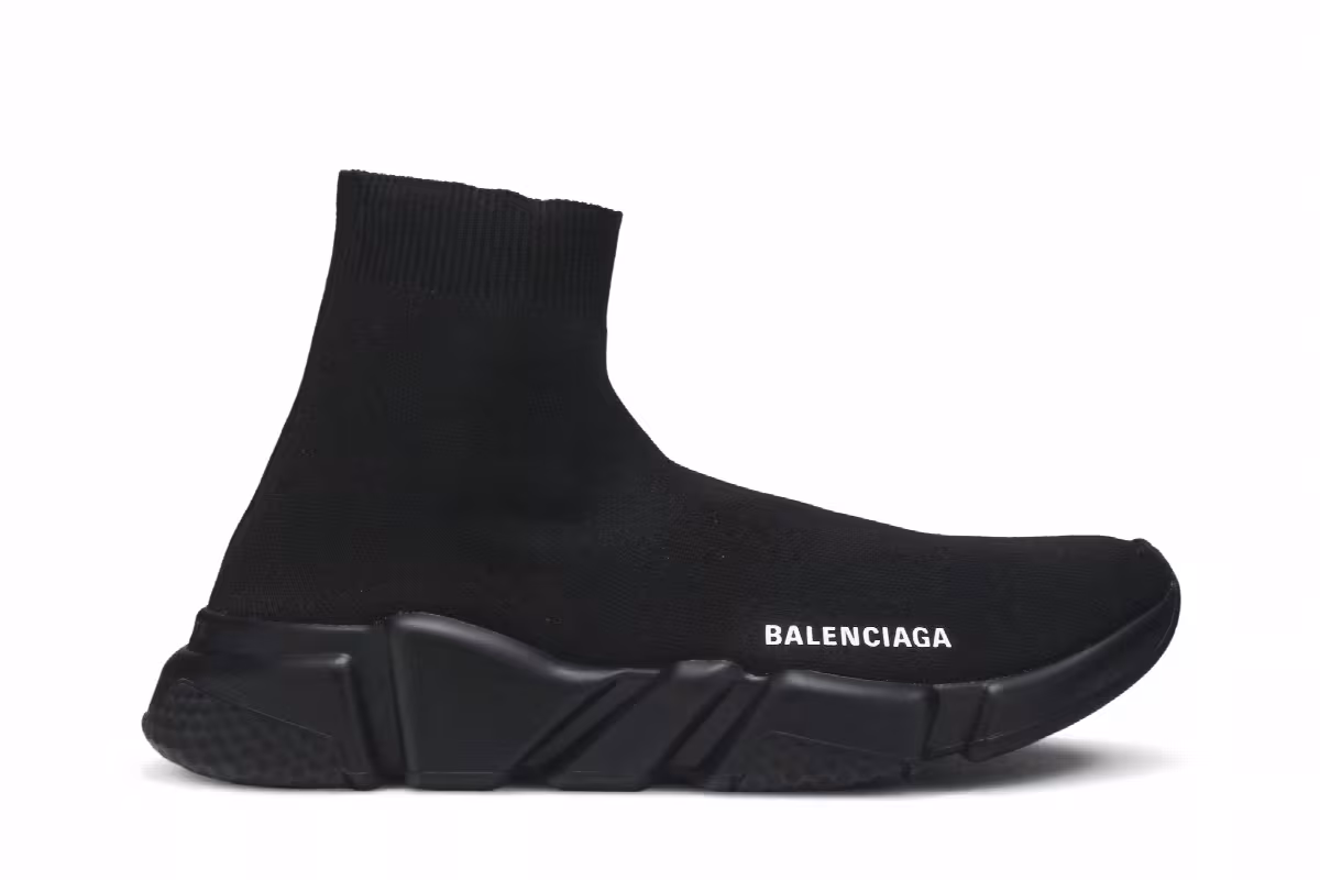 Balenciaga Women's Speed Trainer High Black 2019, view 2