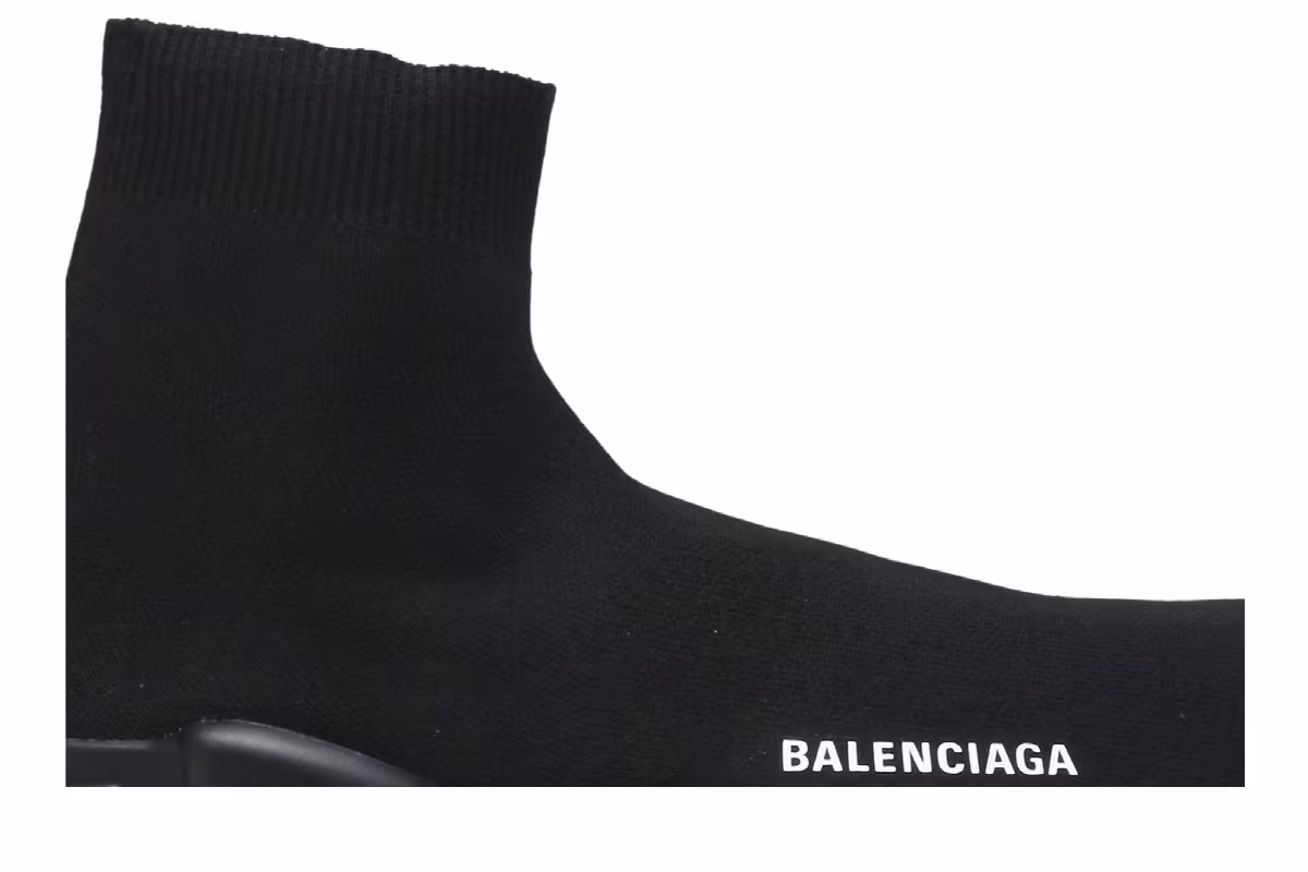 Balenciaga Women's Speed Trainer High Black 2019, view 3