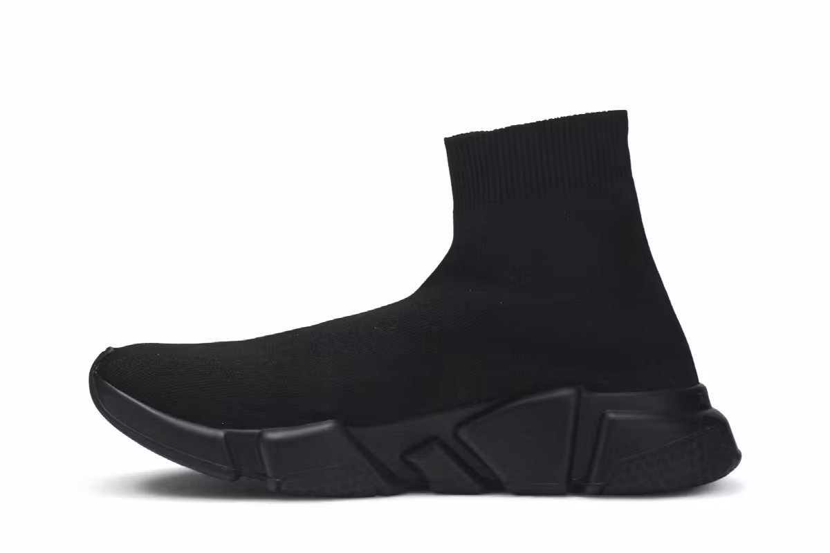 Balenciaga Women's Speed Trainer High Black 2019, view 4