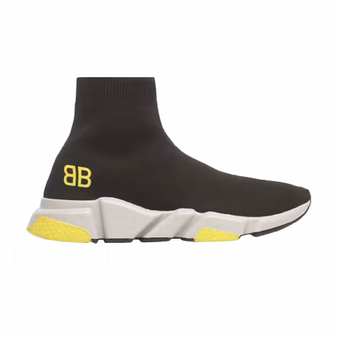 Balenciaga Speed Trainer Mid BB 'Black Yellow'
