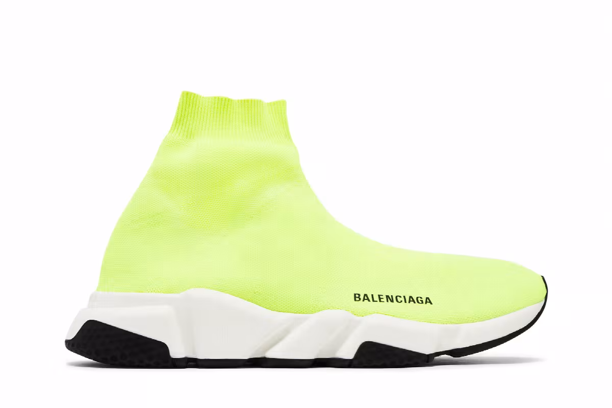 Balenciaga Speed Trainer Neon Fluo, view 2