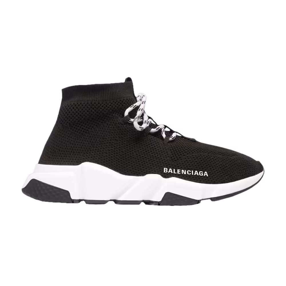 Balenciaga Women's Speed Lace Up Trainer Black