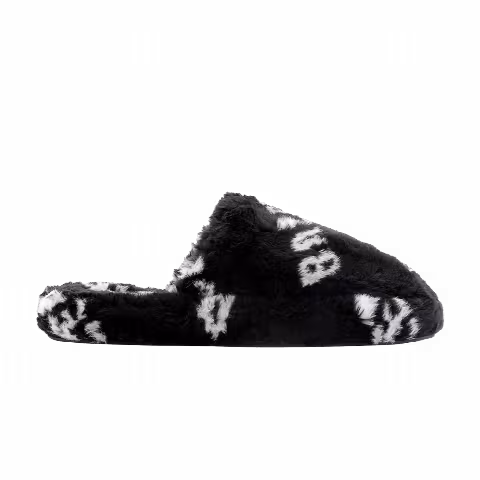 Balenciaga Home Slides 'Fur - Black'