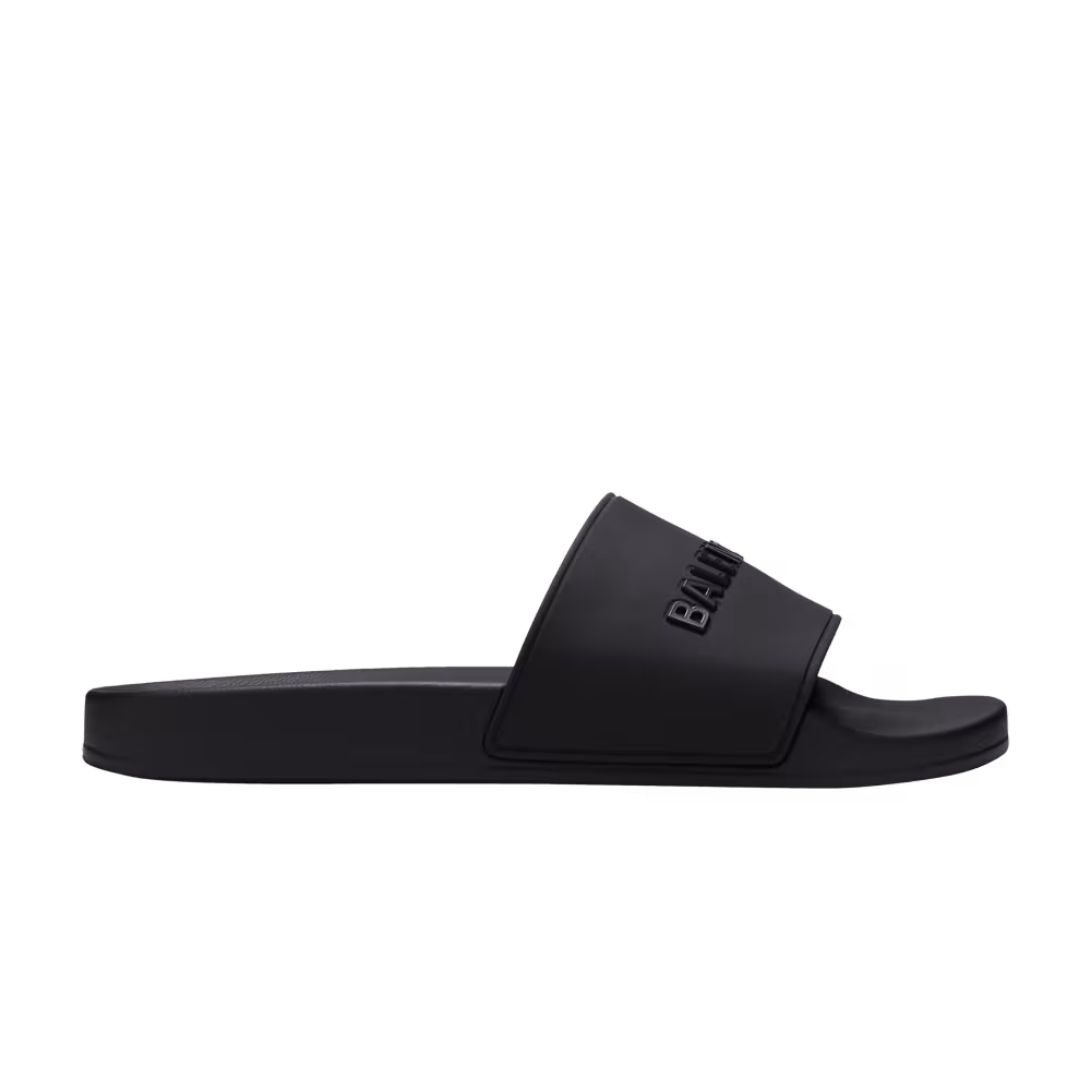 Balenciaga Pool Slides Black