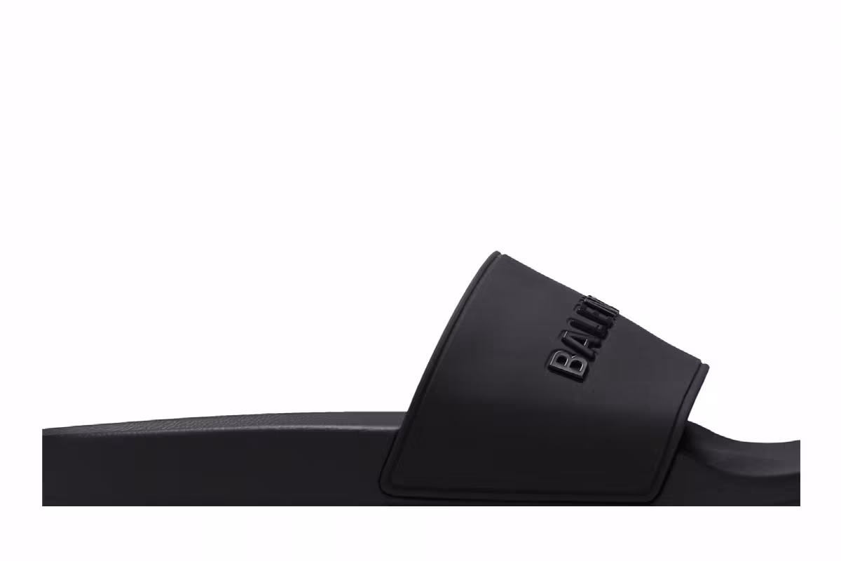 Balenciaga Pool Slides Black, view 3