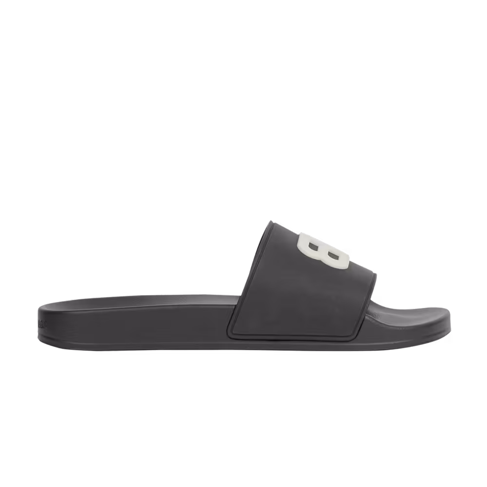 Balenciaga Pool Slides Black Glow