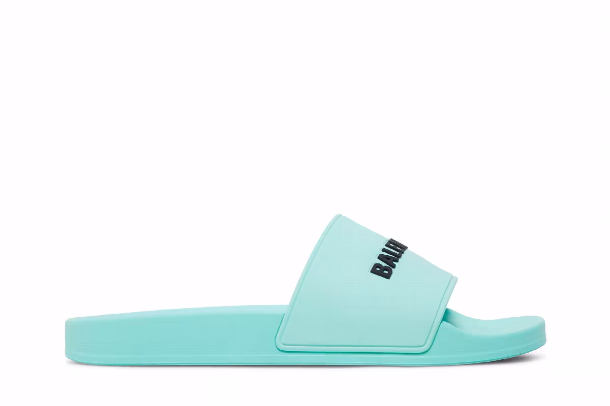 Balenciaga Pool Slides Mint, view 2