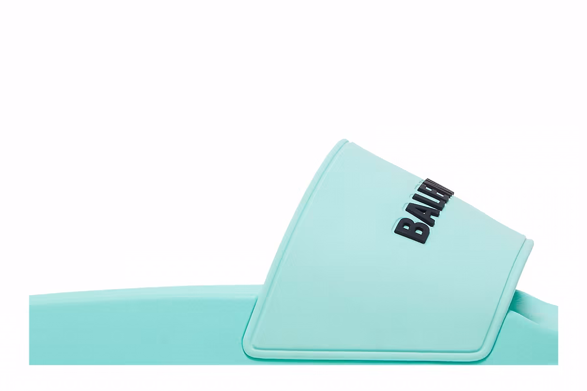 Balenciaga Pool Slides Mint, view 3