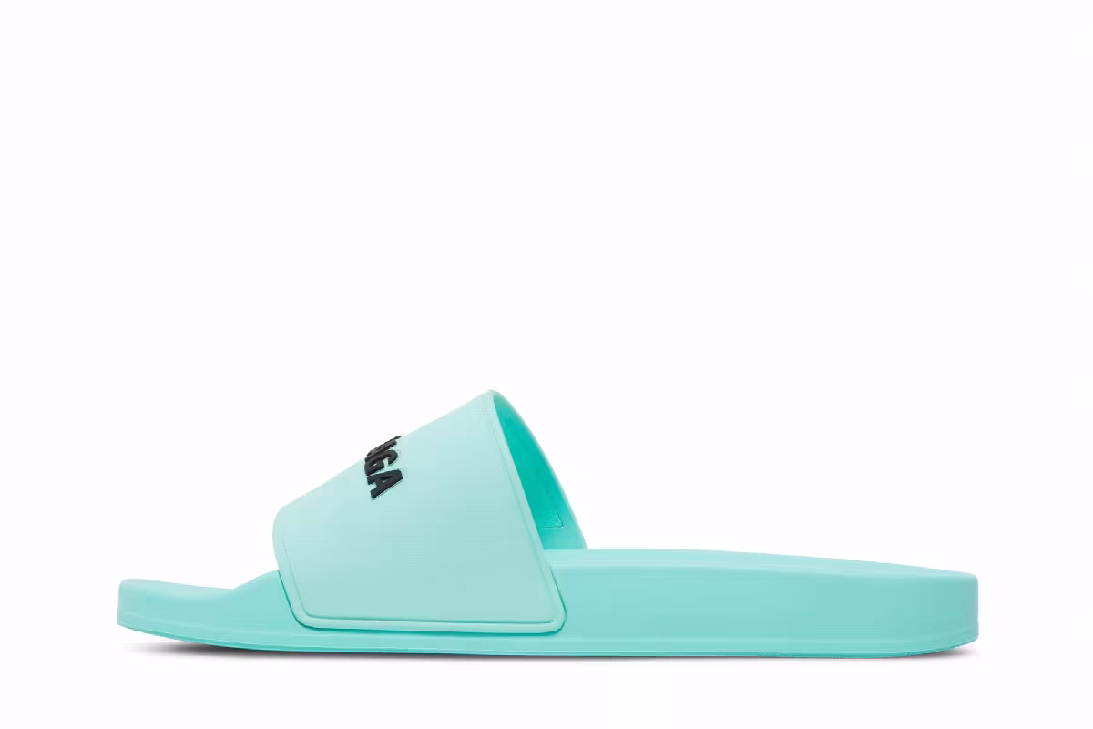Balenciaga Pool Slides Mint, view 4