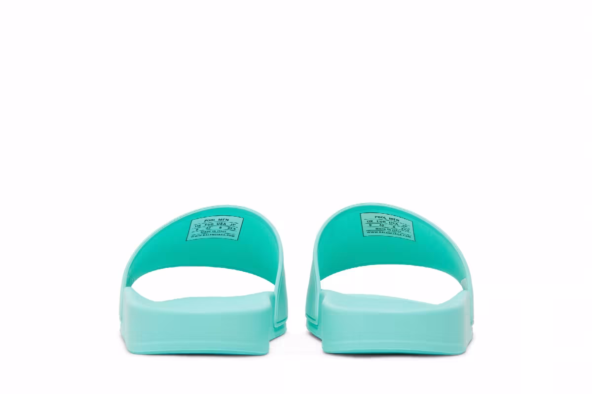 Balenciaga Pool Slides Mint, view 7