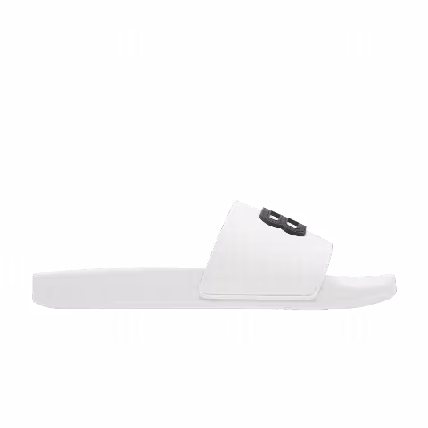 Balenciaga Pool Slides 'White Black'