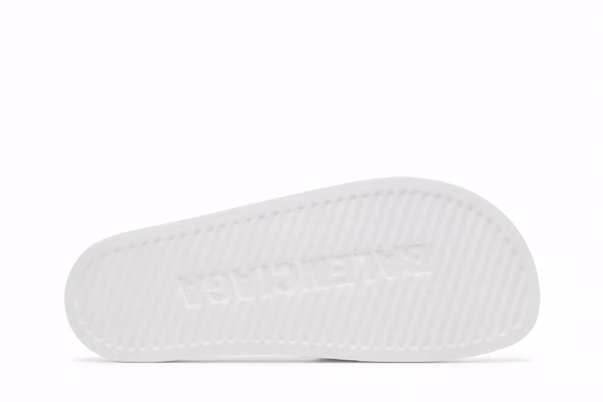 Balenciaga Pool Slides White Black, view 5
