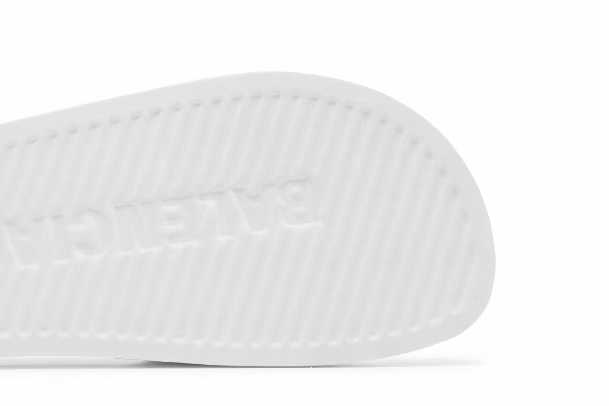 Balenciaga Pool Slides White Black, view 6