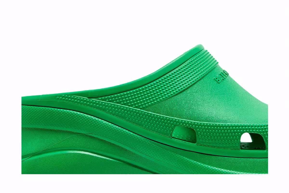 Crocs x Balenciaga Pool Slide Sandal Green, view 3