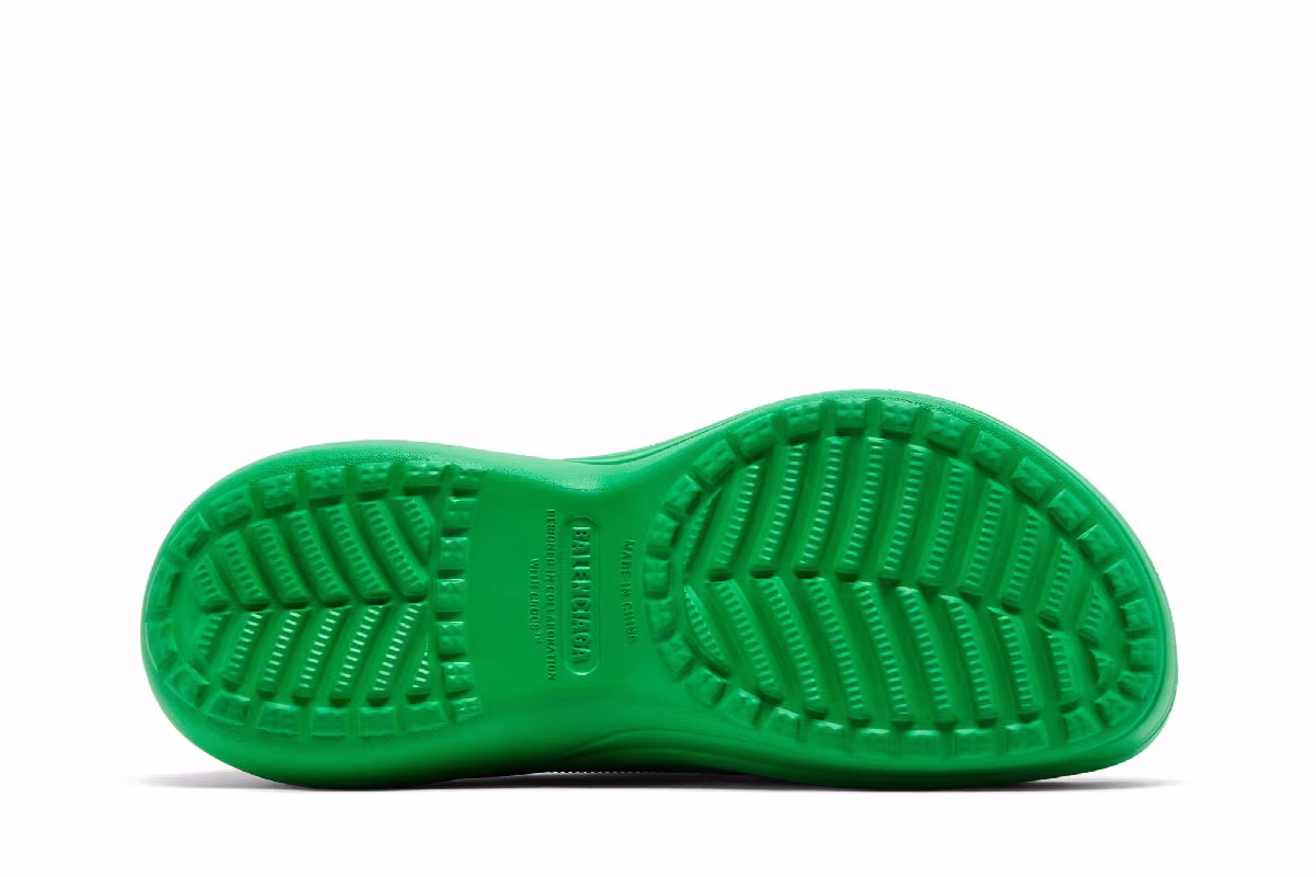 Crocs x Balenciaga Pool Slide Sandal Green, view 5