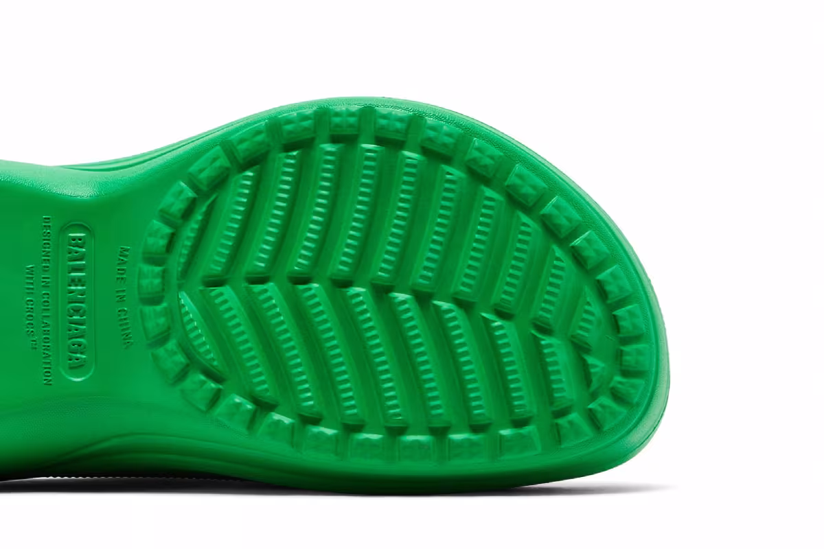 Crocs x Balenciaga Pool Slide Sandal Green, view 6