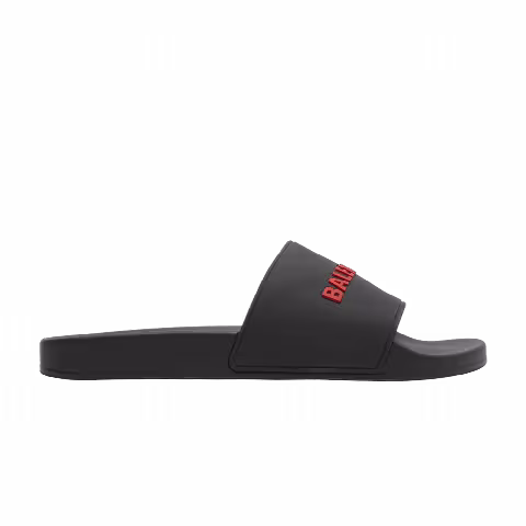 Balenciaga Pool Slides 'Black Red'