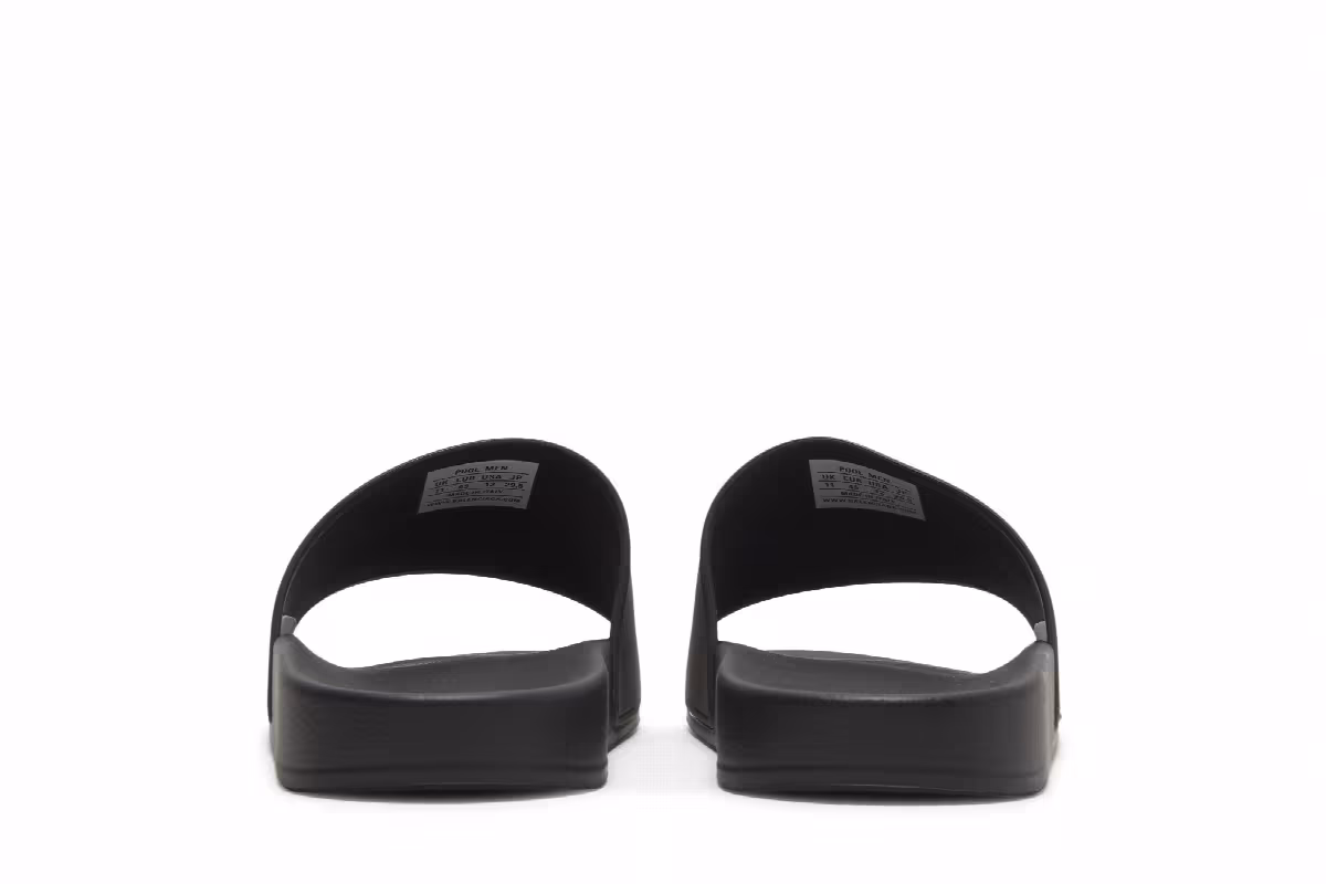 Balenciaga Pool Slides Black Red, view 7