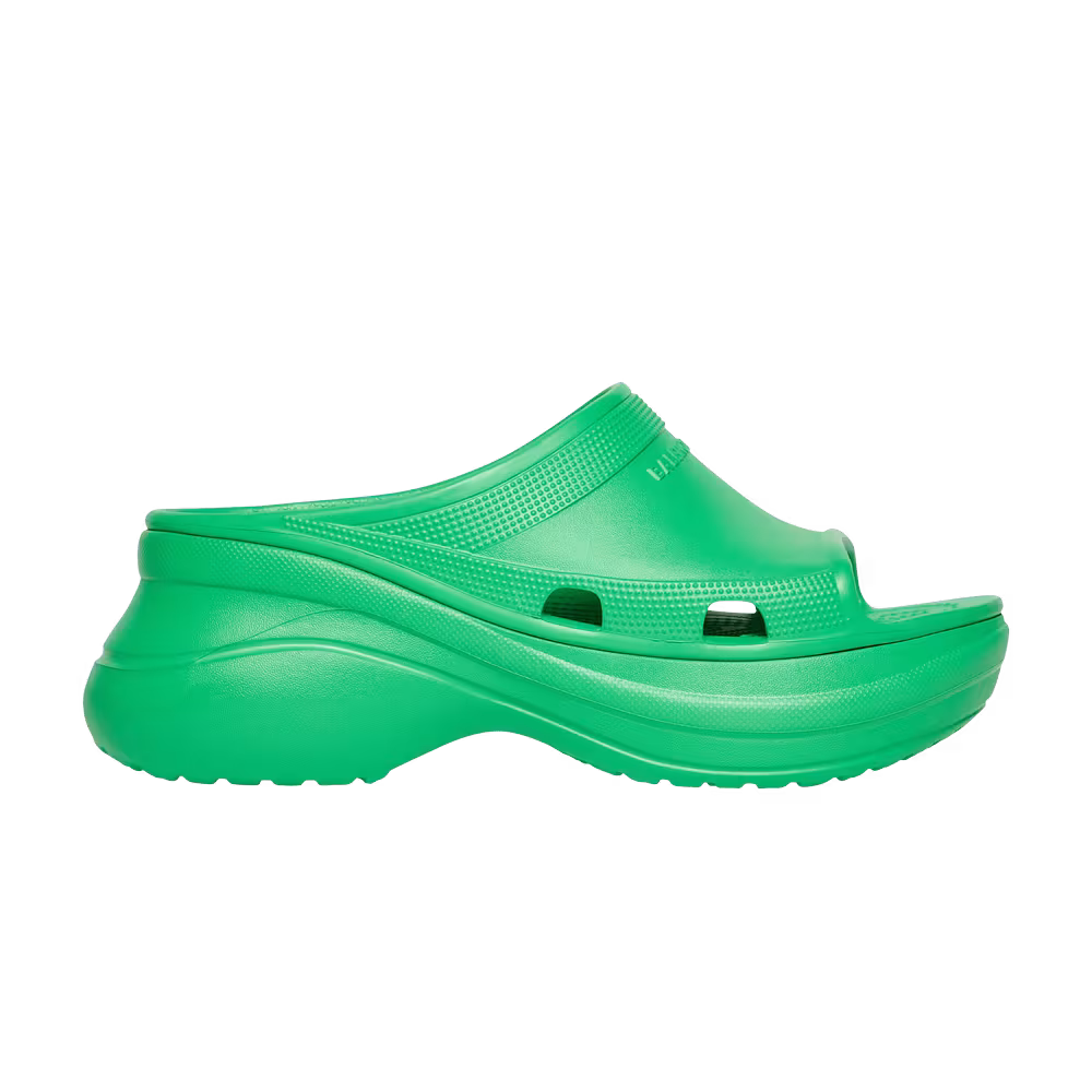 Crocs x Balenciaga Women's Pool Slide Sandal Green