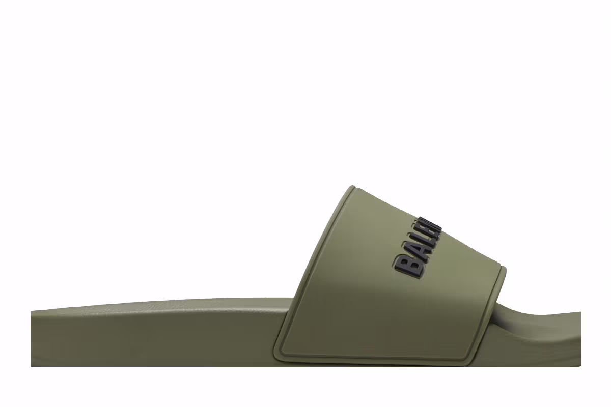Balenciaga Pool Slides Green, view 3