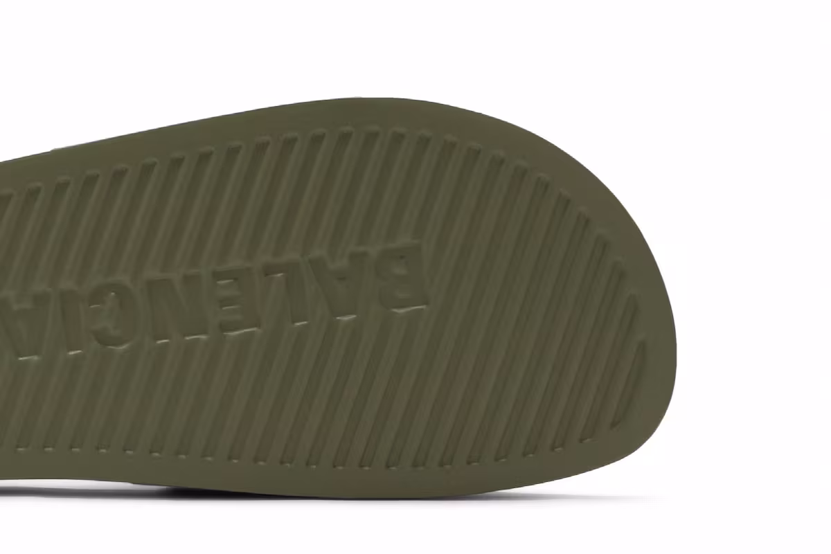 Balenciaga Pool Slides Green, view 6