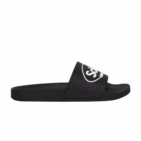 Scholl x Balenciaga Pool Slide 'Black White'