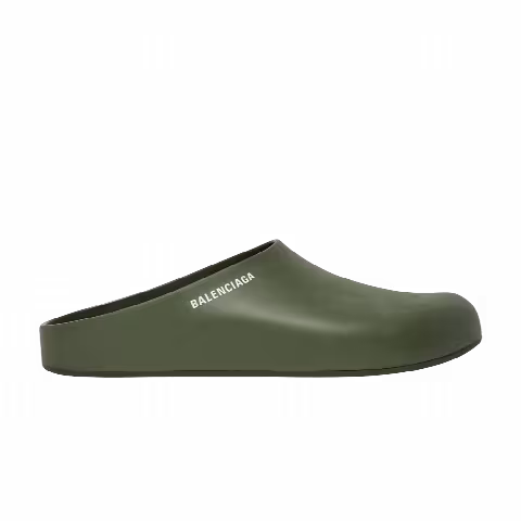 Balenciaga Pool Closed Slide 'Dark Green'