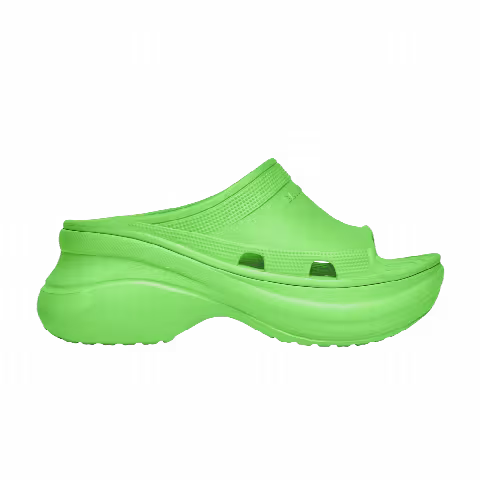 Crocs x Balenciaga Wmns Pool Slide Sandal 'Neon Green'