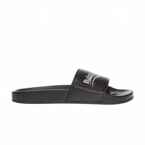 Balenciaga Embossed Logo Slides