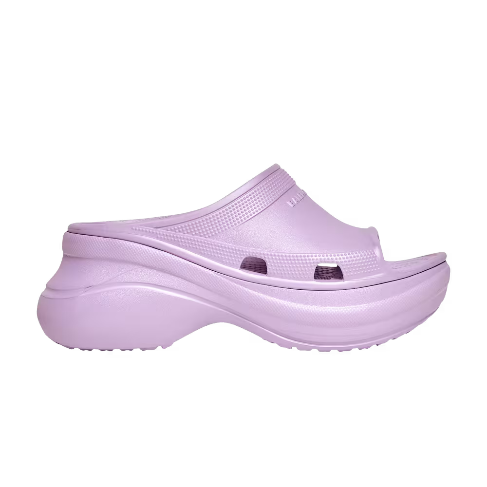 Crocs x Balenciaga Women's Pool Slide Sandal Light Purple