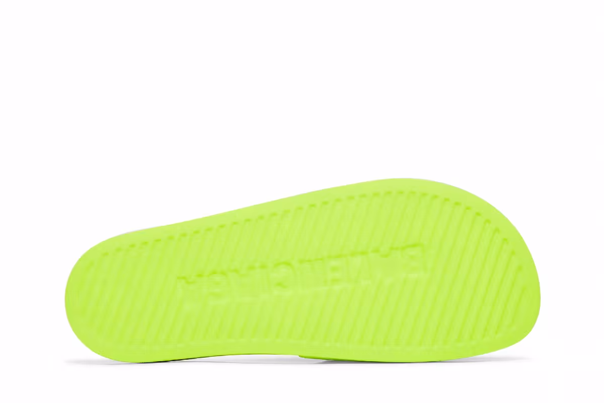 Balenciaga Pool Slides Fluo Yellow, view 5