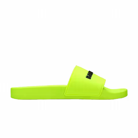 Balenciaga Wmns Pool Slides 'Fluo Yellow'