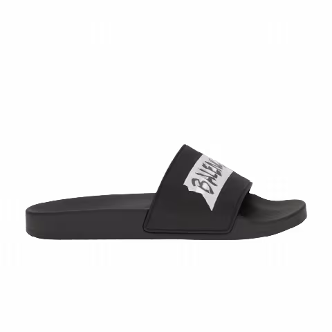 Balenciaga Pool Slide 'Black White