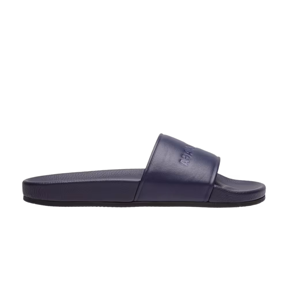Balenciaga Logo Slide Blue