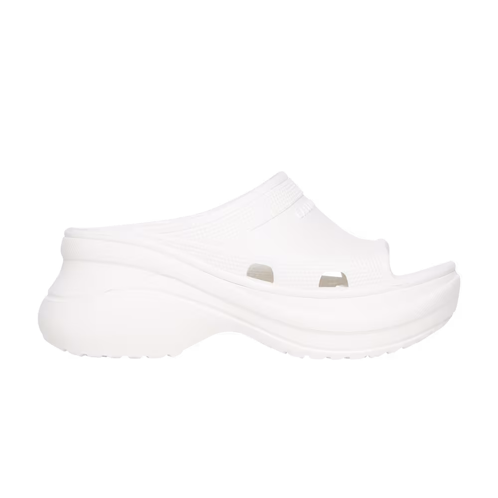 Crocs x Balenciaga Women's Pool Slide Sandal White