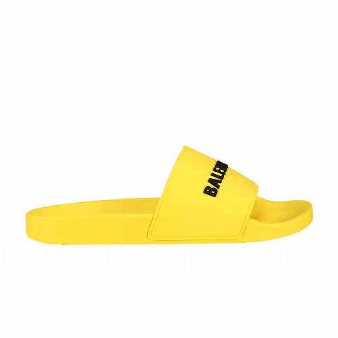 Balenciaga Pool Slides 'Yellow Black'
