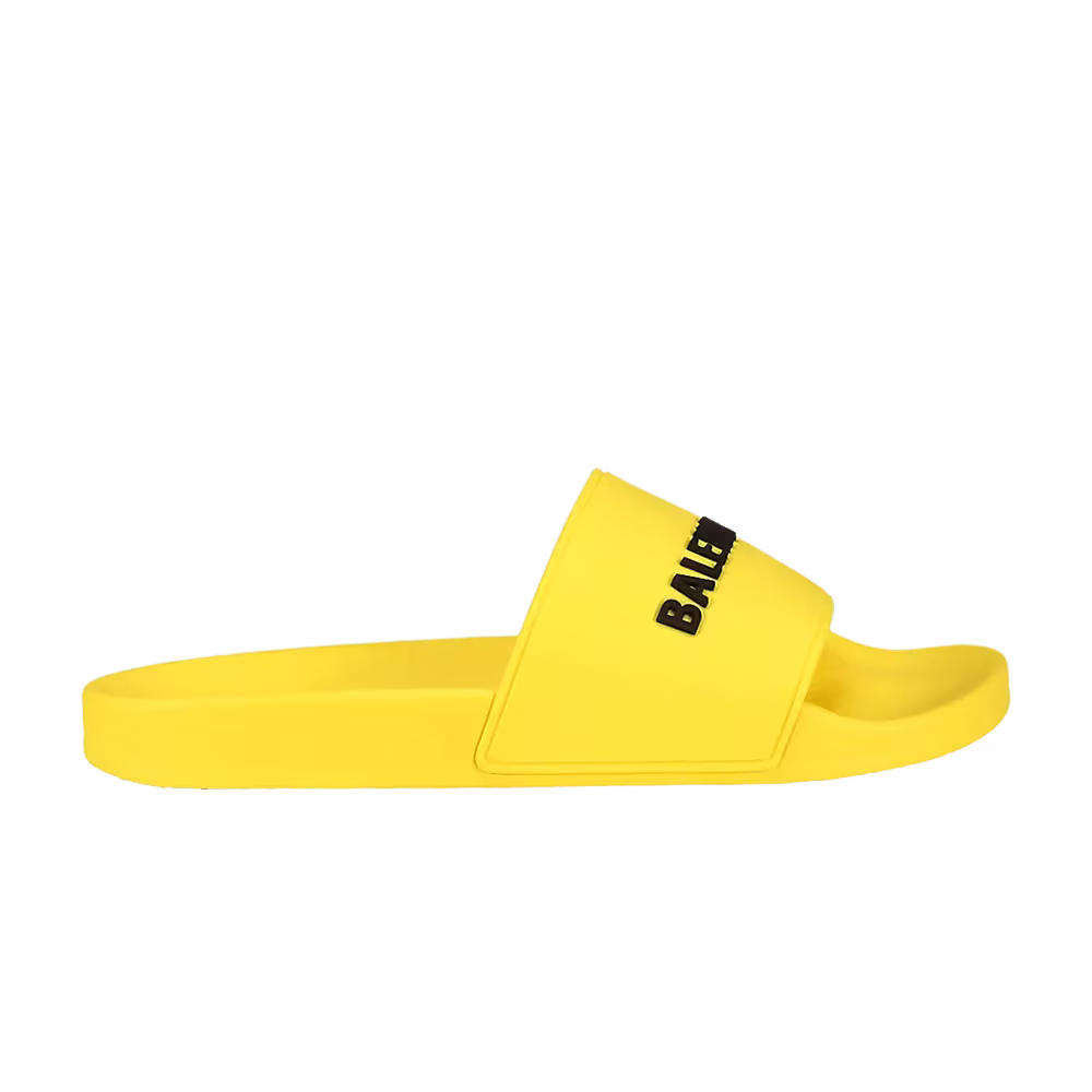 Balenciaga Pool Slides Yellow Black