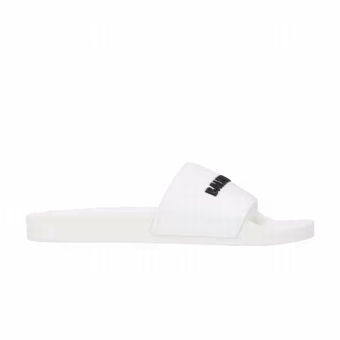 Balenciaga Wmns Pool Slides 'White Black'